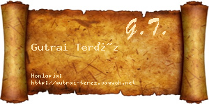 Gutrai Teréz névjegykártya
